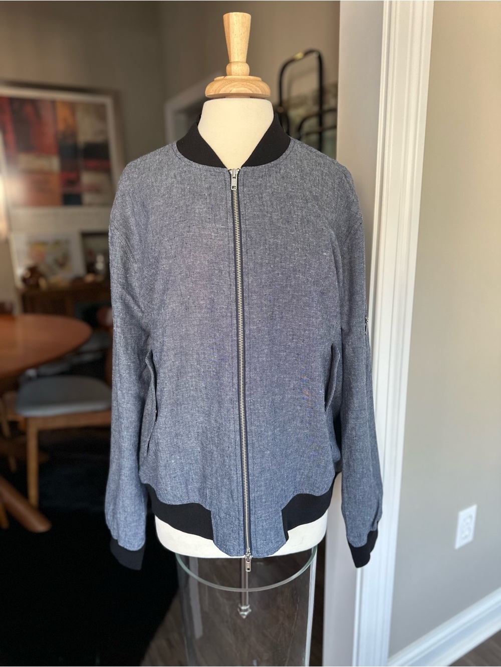 7 For All Mankind Bomber Jacket Lightweight Jacket Perfect Lightweight Jacket